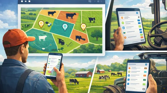 Übersicht der verschiedenen Einsatzorte der Software